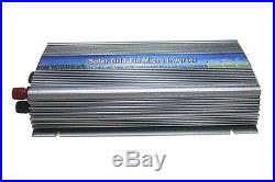 1000W Solar Power Grid Tie Inverter Pure Sine Wave DC 10.5-28V to AC110V or 220V