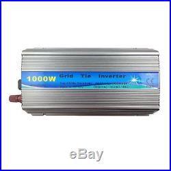 1000W Watt Solar Grid Tie Inverter DC 18V 30V 36V To AC 110V/220V With MPPT