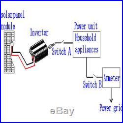 1000W Watt Solar Micro Grid Tie Power Inverter for Solar Panel 10.5-30V AC