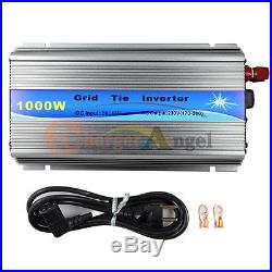 1000W Watt Solar Micro Grid Tie Power Inverter for Solar Panel 20-45V AC