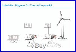 1000W Wind Power Grid Tie Inverter With Wifi Interface for Wind Trubine 45-90V