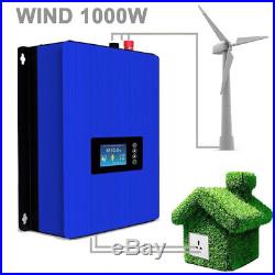 1000W Wind Turbine on Grid Tie Inverter Limiter 3 Phase Wtih Wifi Port