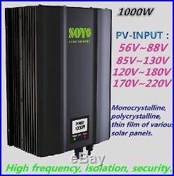 1000W and 1200W Grid Tie Inverter for salar panels different DC INPUT, pick one
