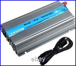 1000W on Grid Tie Inverter MPPT Stackable Pure Sine Wave DC15-28V to AC90V-140V