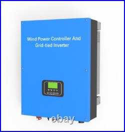 10KW Power Grid Tie Inverter For Wind Turbine 50Hz/60Hz 220V/380V With Dump Load