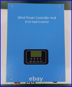 10KW Power Grid Tie Inverter For Wind Turbine 50Hz/60Hz 220V/380V With Dump Load