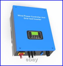 10KW Power Grid Tie Inverter For Wind Turbine 50Hz/60Hz 220V/380V With Dump Load