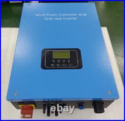 10KW Power Grid Tie Inverter For Wind Turbine 50Hz/60Hz 220V/380V With Dump Load