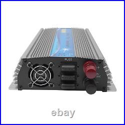 110V 1000W Solar Micro Inverter Grid Tie MPPT Pure Sine Wave DC to AC