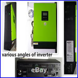110V 3KVA Grid Tie Inverter 2400W 24V Solar Inverter MPPT Hybrid Inverters 40A