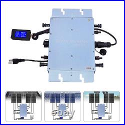 110V Solar Micro Inverter 1200W Grid Tie MPPT Pure Sine Wave DC to AC Waterproof