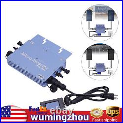 110V Solar Micro Inverter 600W Grid Tie MPPT Pure Sine Wave DC to AC Waterproof