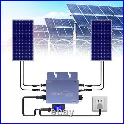 110V Solar Micro Inverter 600W Grid Tie MPPT Pure Sine Wave DC to AC Waterproof
