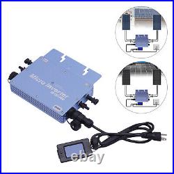 110V Solar Micro Inverter 600W Grid Tie MPPT Pure Sine Wave DC to AC Waterproof