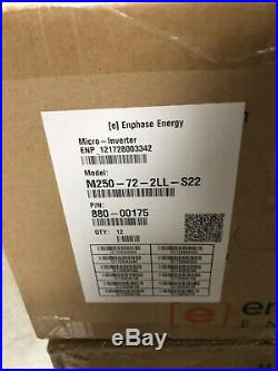 (12 Pack) Enphase Energy M250-72-2ll-s22 Micro Inverter (mc4 Connector)