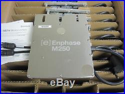 12 Units Enphase Solar Micro Inverter M250-72-2LL-S22 MC4 208/240V Grid Tie