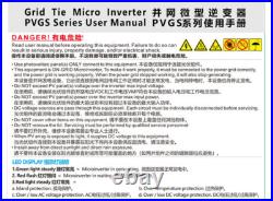 120/180/260/350/500/600With700W MPPT Micro Grid Tie Solar Inverter Power Converter