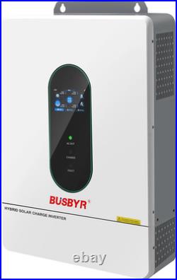 12000W Hybrid Solar Inverter 48V DC to AC, MPPT, Grid-Tie/Off-Grid Power