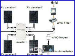 1200KW 24V to 230V Solar Inverter Wasserdicht Grid Tie Inverter With MPPT Function