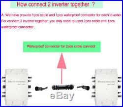 1200KW 24V to 230V Solar Inverter Wasserdicht Grid Tie Inverter With MPPT Function