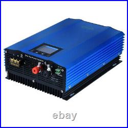 1200W 110V Grid Tie Inverter Dc to Ac Solar Inverter MPPT Charger Pure Sine Wave