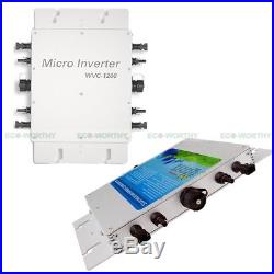 1200W / 600W 110V Waterproof Grid Tie Power inverter for Solar Panel Kit HOME