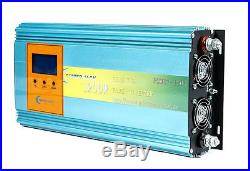 1200W GRID TIE POWER INVERTER DC28-48V TO AC110V, LCD power meter, solar MPPT