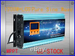 1200W Grid Tie Inverter 28-48V DC/220V AC With LCD Meter & MPPT For Solar Panel