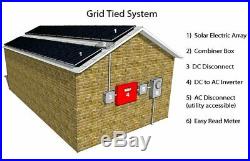 1200W Grid Tie Solar System Complete Kit 12100W Solar Panel +1000W Inverter