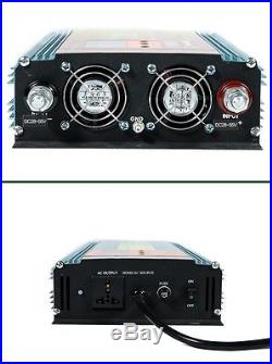 1200W Grid tie power inverter DC 102V-158V to AC 220V + LCD, MPPT for solar