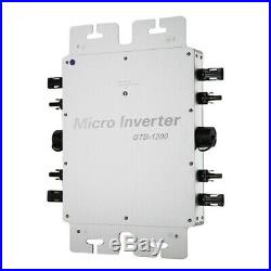 1200W MPPT Micro Solar Inverter Converter IP65 For Wind Turbine Generator Line