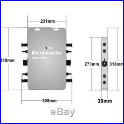 1200W MPPT Solar Micro Grid Tie Inverter IP65 DC 10.5-50V AC 110V (90V-130V)