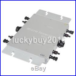 1200W MPPT Solar Micro Grid Tie Inverter IP65 DC 10.5-50V AC90-260V 50/60Hz