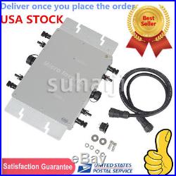 1200W MPPT Solar Micro Grid Tie Inverter IP65 DC 10.5-50V AC90-260V 50/60Hz USA