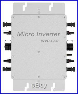 1200W MPPT Waterproof Solar Grid Tie Inverter DC22-50V to AC Power Inverter