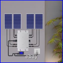 1200W Micro Solar Panel Smart Inverter Pure Sine Wave MPPT Grid Tie Inversor