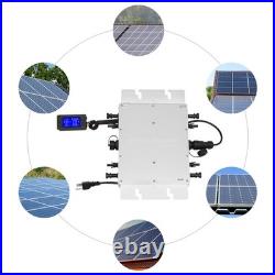 1200W Micro Solar Panel Smart Inverter Pure Sine Wave MPPT Grid Tie Inversor