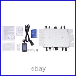 1200W Micro Solar Panel Smart Inverter Pure Sine Wave MPPT Grid Tie Inversor New