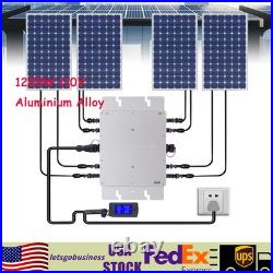 1200W Micro Solar Panel Smart Inverter Pure Sine Wave MPPT Grid Tie Inversor USA