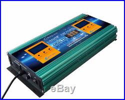 1200W ON/OFF SOLAR GRID TIE POWER INVERTER DC26.4V-45V to AC110V, 2 LCD display
