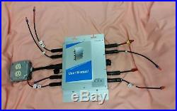 1200W Pure Sine Wave Grid Tie Inverter, Input 22-50VDC output 120 VAC + cables