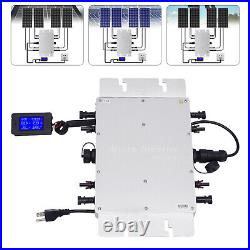 1200W Solar Grid Tie Inverter Self-cooling With LCD Pure Sine Wave Inverter US