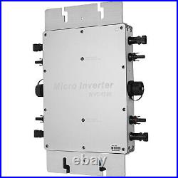 1200W Solar Grid Tie Micro Inverter DC 22-50V to AC 110V Pure Sine Wave MPPT