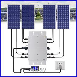 1200W Solar Grid Tie Micro Inverter For Solar Panel Grid Tie Inverter With LCD