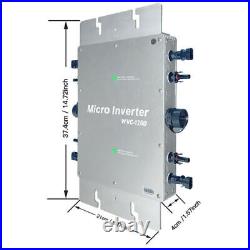 1200W Solar Micro Grid Tie Inverter MPPT DC28-50V AC110V For 36V Solar Pnael
