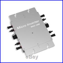 1200W Waterproof MPPT Micro Grid Tie Solar Power Inverter DC22-50V To AC120/230V