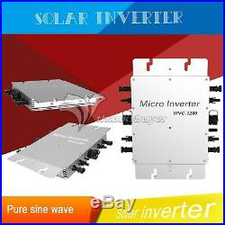 1200W Waterproof Micro Grid Tie Inverter Power Solar Auto Identificate Voltage