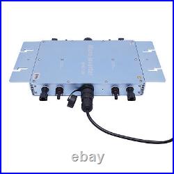 1200W Waterproof Solar Panel Kit Solar Micro Inverter Grid Tie MPPT DC 17V-50V
