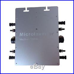 1200W grid tie micro inverter, mppt pure sine wave DC 22-50V IP65