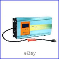 1200w grid tie power inverter dc 26.4-45v ac 220v for 24V solar panel+LCD, MPPT